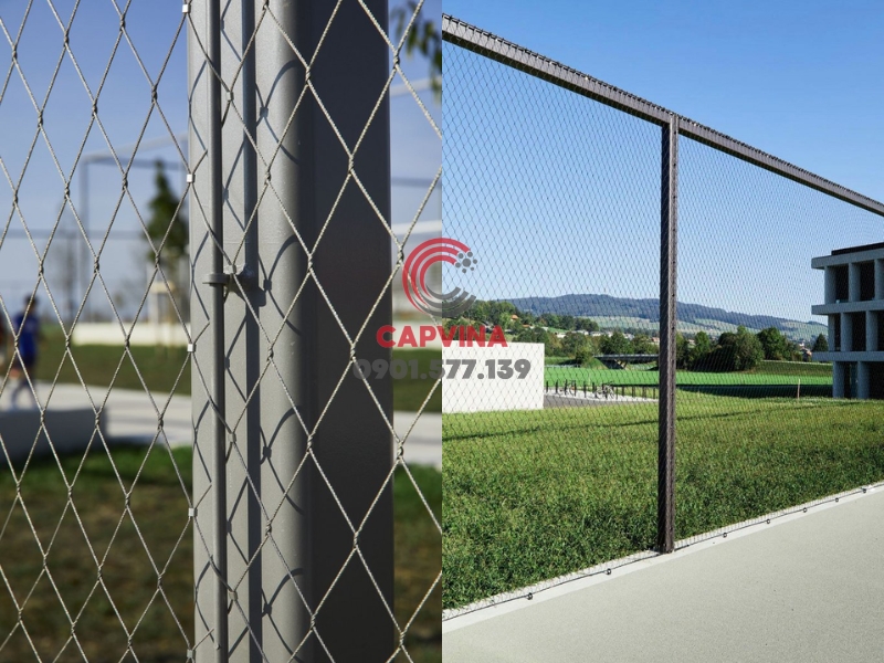 Cáp Căng Lưới Sân Bóng Đá Bền Chắc Tải Trọng Cao Đạt Chuẩn Việt Nam